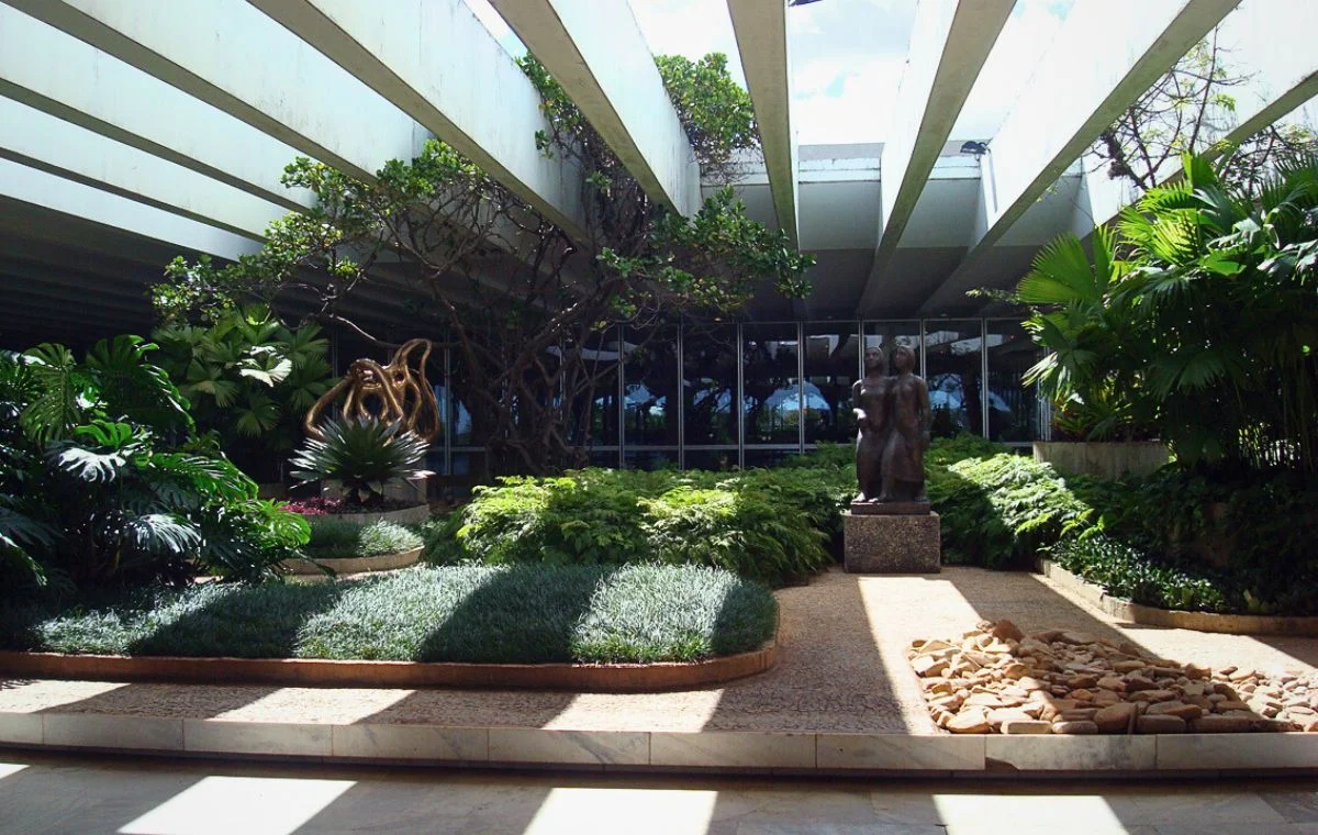 Sala interna del Palacio de Itamaraty - Oscar Niemeyer.
