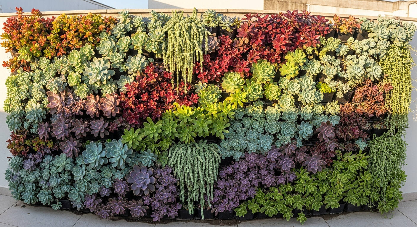 Cómo hacer un jardín vertical de suculentas y mantenerlo espectacular por años