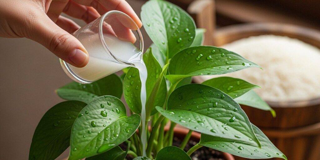 Agua de arroz para plantas: beneficios reales, riesgos y uso correcto según la ciencia