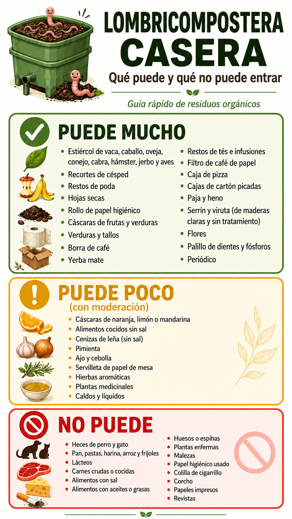 puedo no puedo lombricompostera
